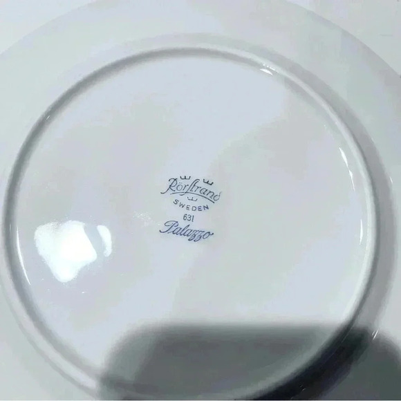rörstrand sweden palazzo assiett vintage MCM gold trim design plates 7” white 11 - Picture 8 of 8